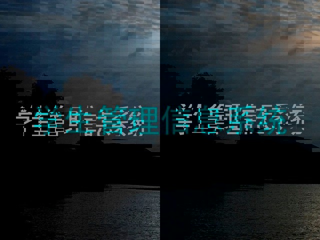 学生管理信息系统