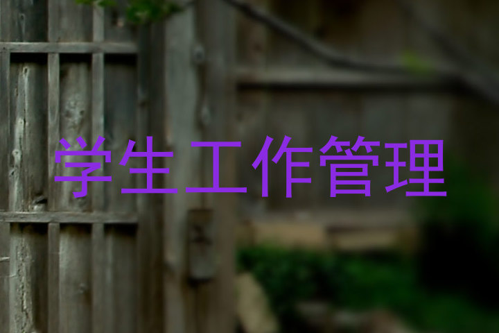 学生工作管理