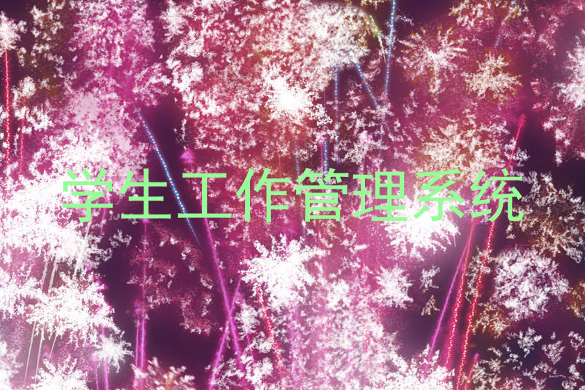学生工作管理系统