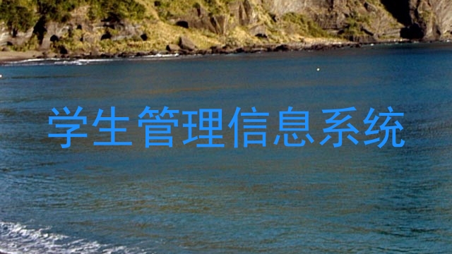 学生管理信息系统