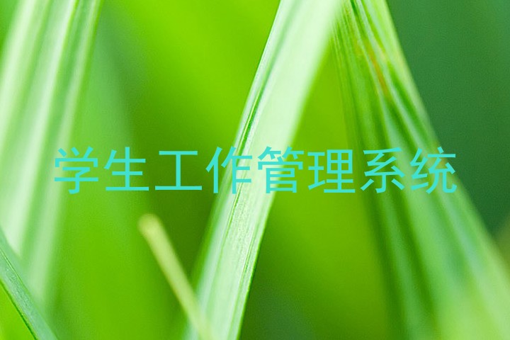 学生工作管理系统