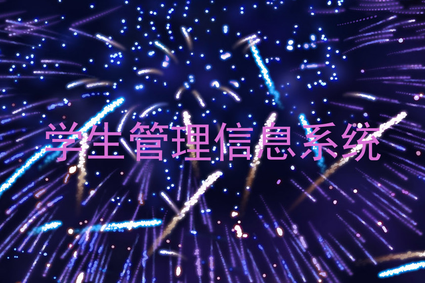 学生管理信息系统