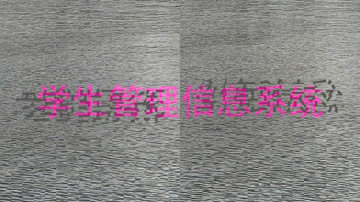 学生管理信息系统