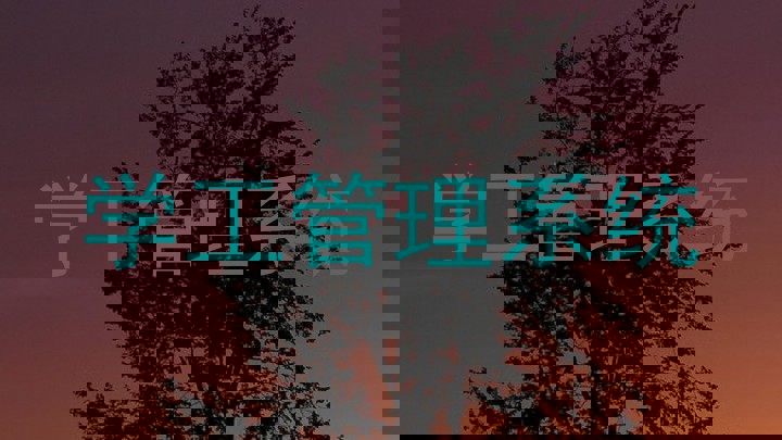学工管理系统