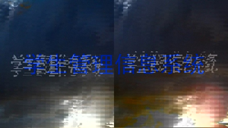 学生管理信息系统