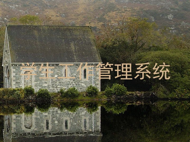 学生工作管理系统