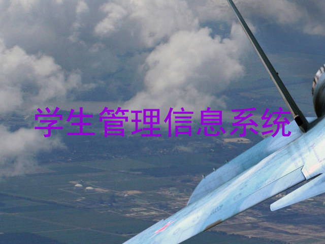 学生管理信息系统