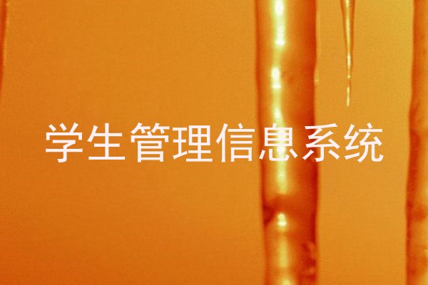学生管理信息系统