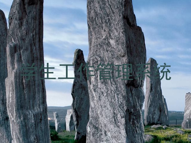 学生工作管理系统