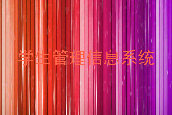 学生管理信息系统