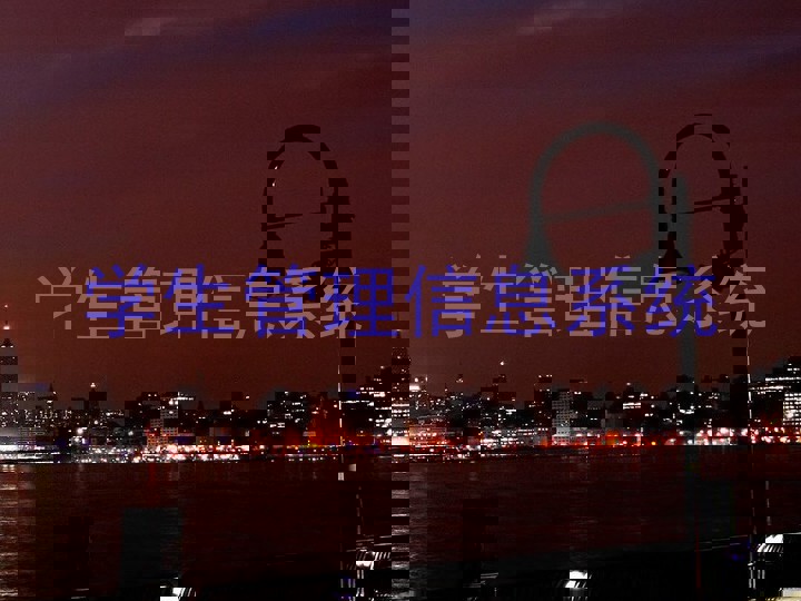 学生管理信息系统