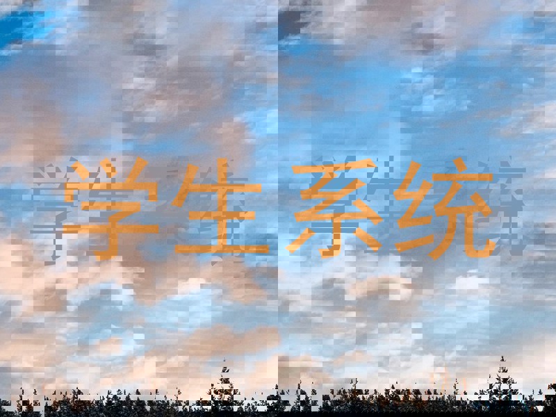 学生系统