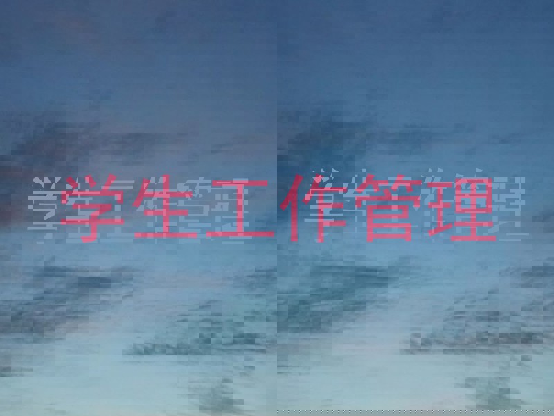学生工作管理