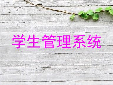 学生管理系统