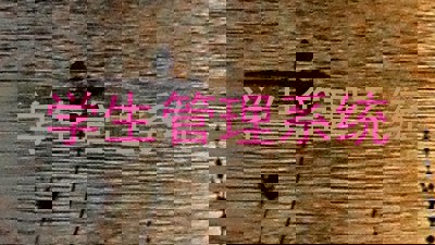 学生管理系统