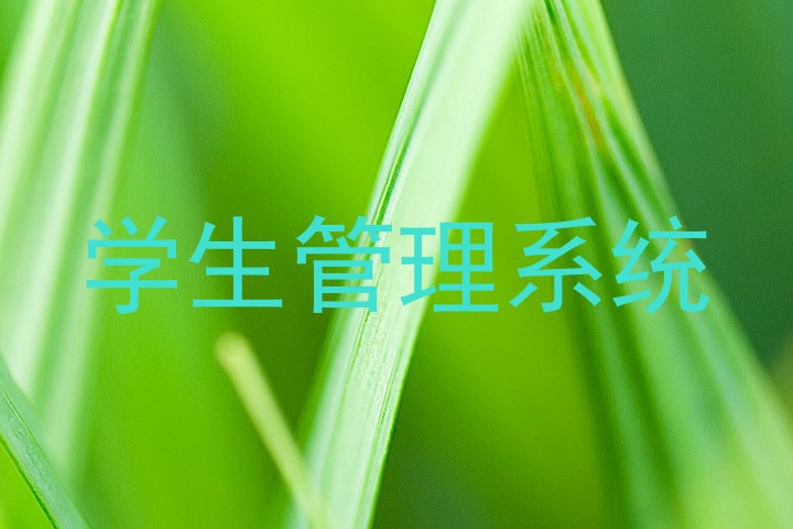 学生管理系统