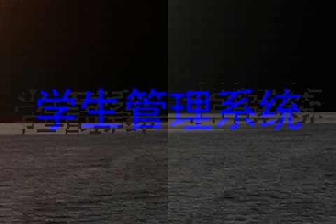 学生管理系统