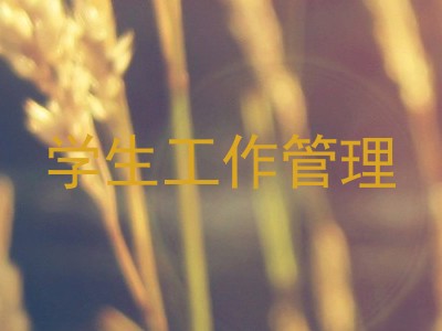 学生工作管理