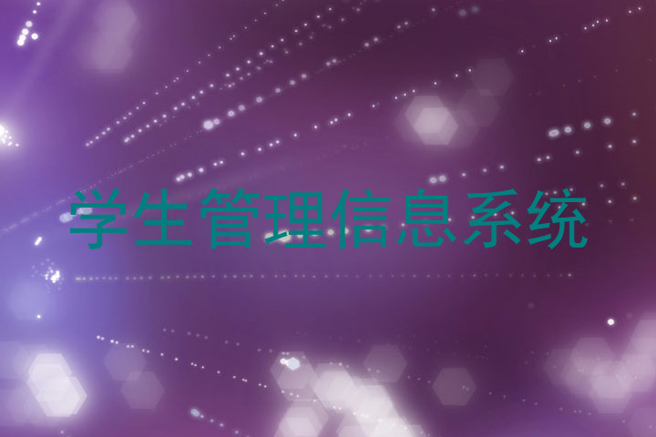 学生管理信息系统
