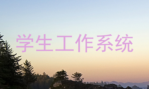 学生工作系统