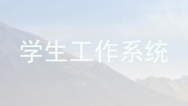学生工作系统