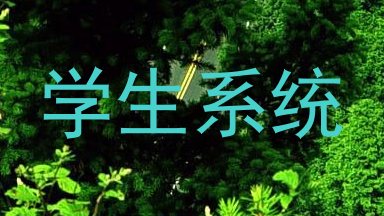 学生系统