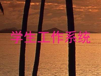 学生工作系统