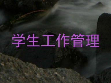 学生工作管理