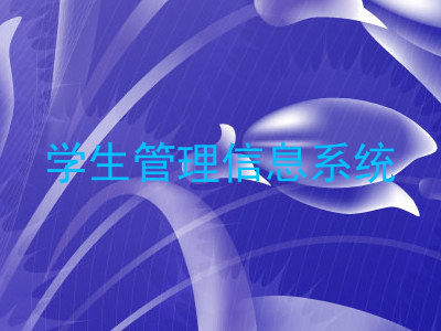 学生管理信息系统