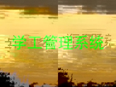 学工管理系统