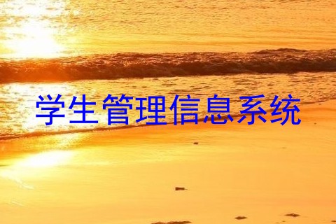 学生管理信息系统