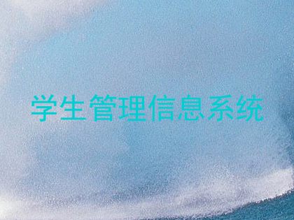 学生管理信息系统