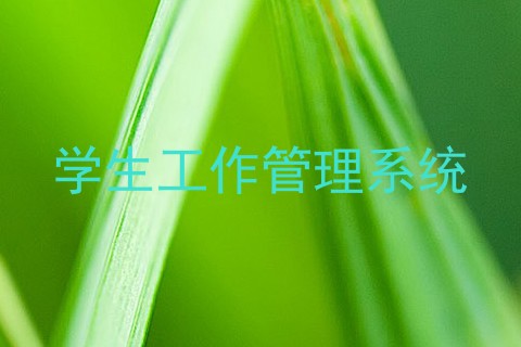 学生工作管理系统