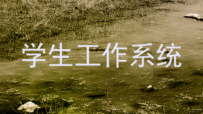 学生工作系统