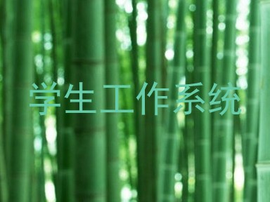 学生工作系统