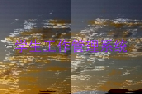 学生工作管理系统