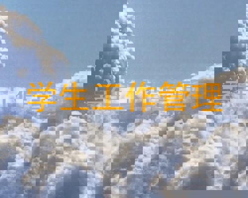 学生工作管理