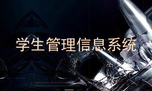 学生管理信息系统