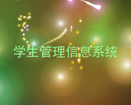 学生管理信息系统