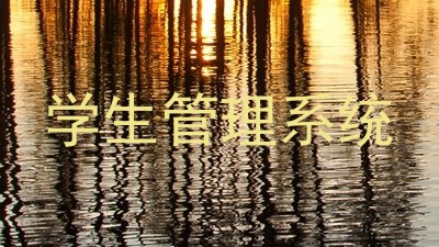 学生管理系统