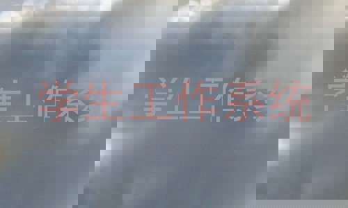 学生工作系统