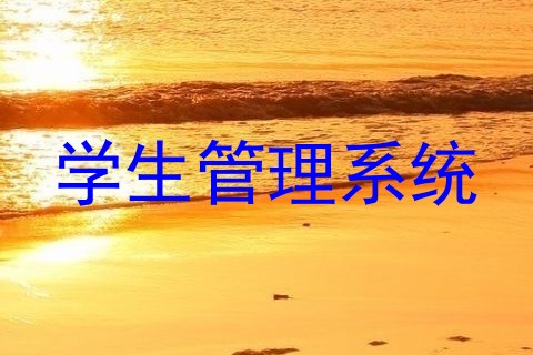 学生管理系统