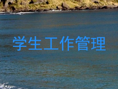学生工作管理