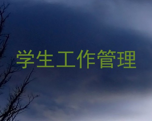 学生工作管理