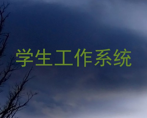 学生工作系统