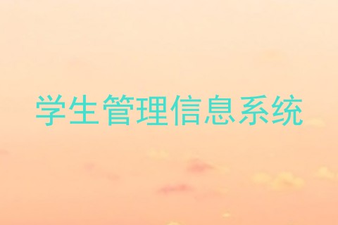 学生管理信息系统
