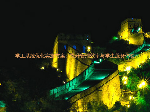 学工系统优化实施方案:提升管理效率与学生服务体验