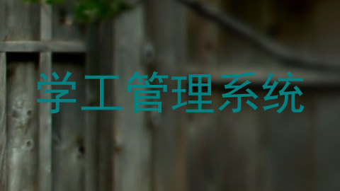 学工管理系统