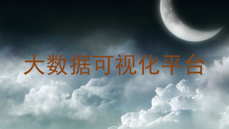大数据可视化平台