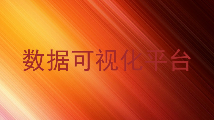 数据可视化平台